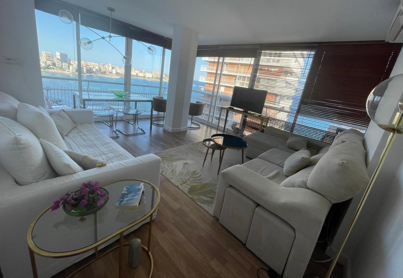 Stunning Sea View, Albufereta, Alicante Exteriör bild